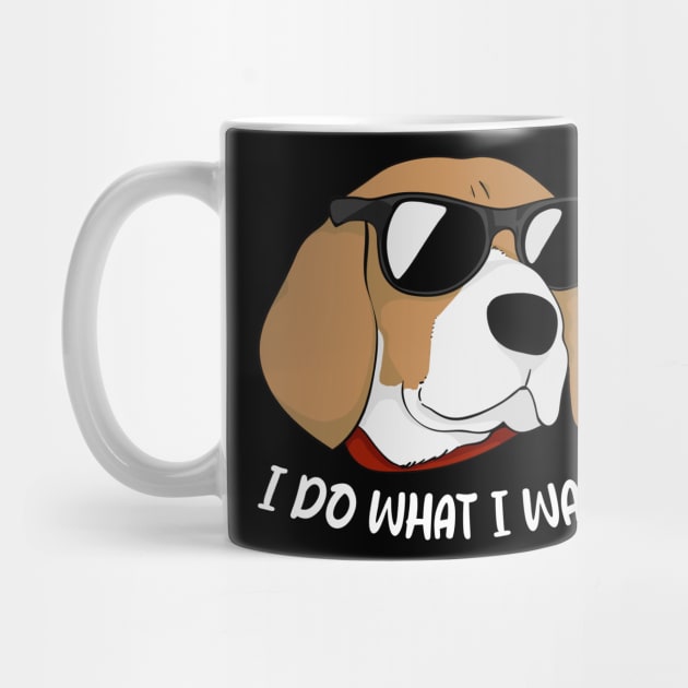 Sniffer's Beagle I Do What I Want Tee for Beagle Enthusiasts by Northground